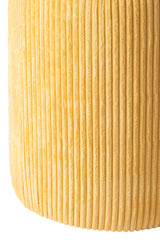 Kleurige MDF-kruk lichtgeel