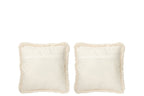 Kussen Yak Polyester Off-White/Bruin Klein Assortiment Van 2
