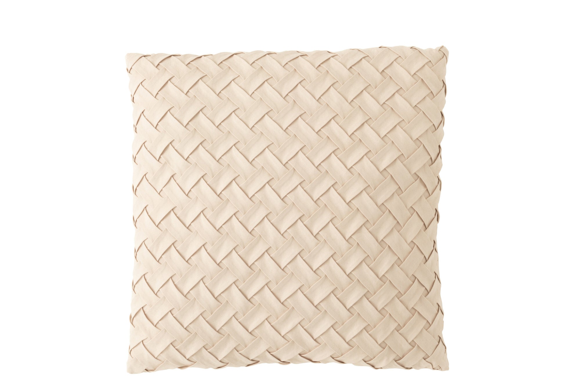J-LINE KUSSEN GEWEVEN POLYESTER BEIGE