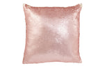 Kussen Omkeerbare Pailletten Roze/Champagne