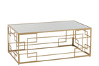 Salontafel Lines Metaal/Glas Goud