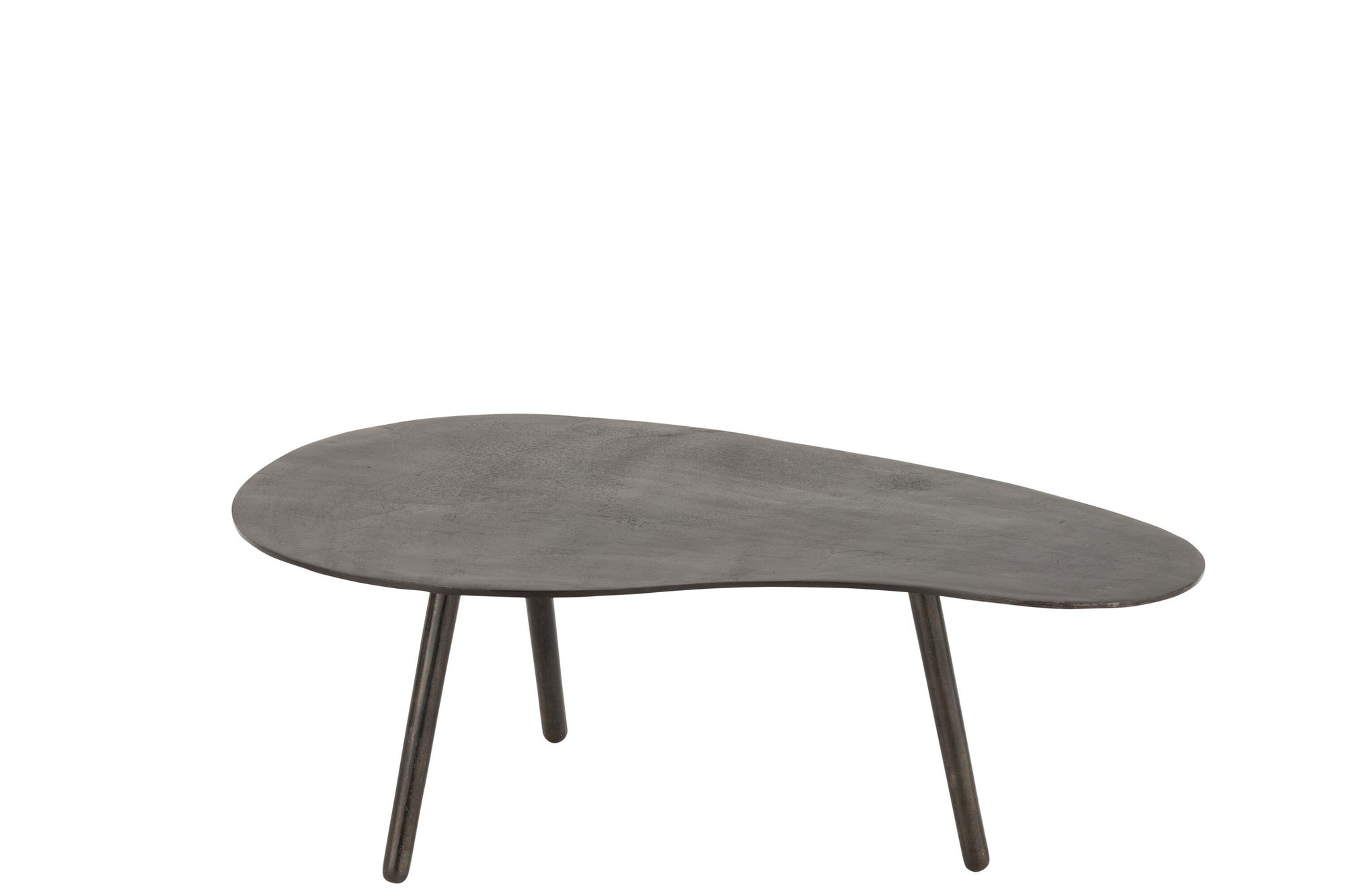 Salontafel Drop Aluminium/IJzer Zwart Klein