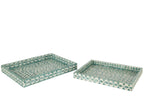 J-LINE SET VAN 2 DIENBLADEN PAREL AZURE