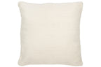 J-LINE KUSSEN GEWEVEN WOL – CRÈME – LARGE – 60 CM