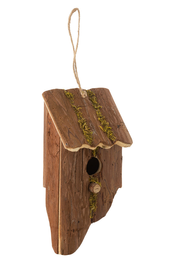 J-LINE VOGELHUISJE OBLIQUE – PIJNBOOMHOUT BRUIN