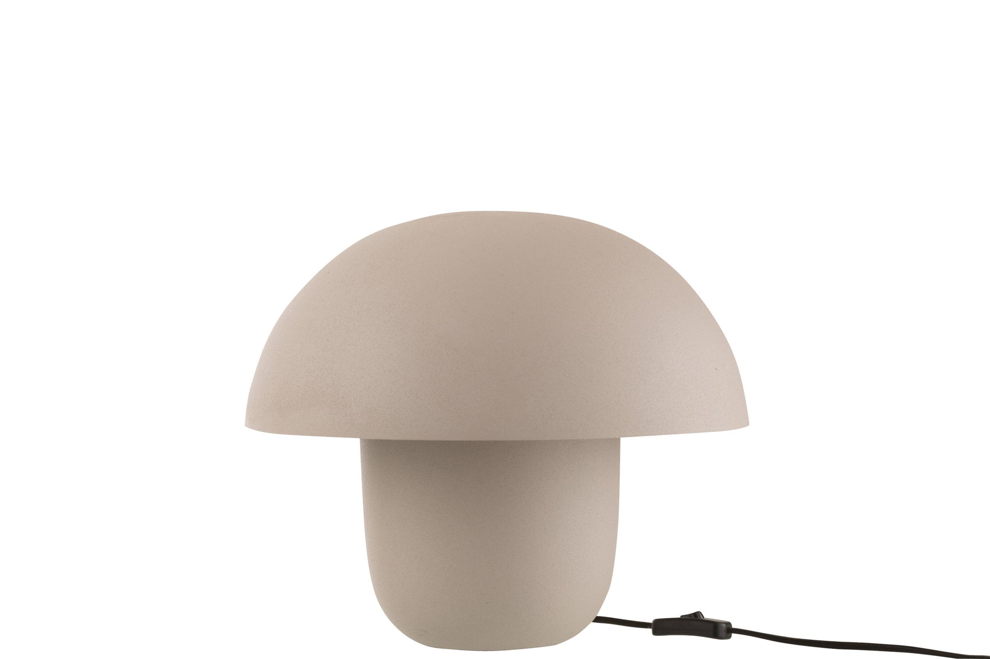 Tafellamp ijzer grijsbeige middelgroot