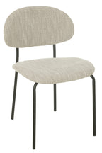 Eetkamerstoel Textiel/Metaal Beige