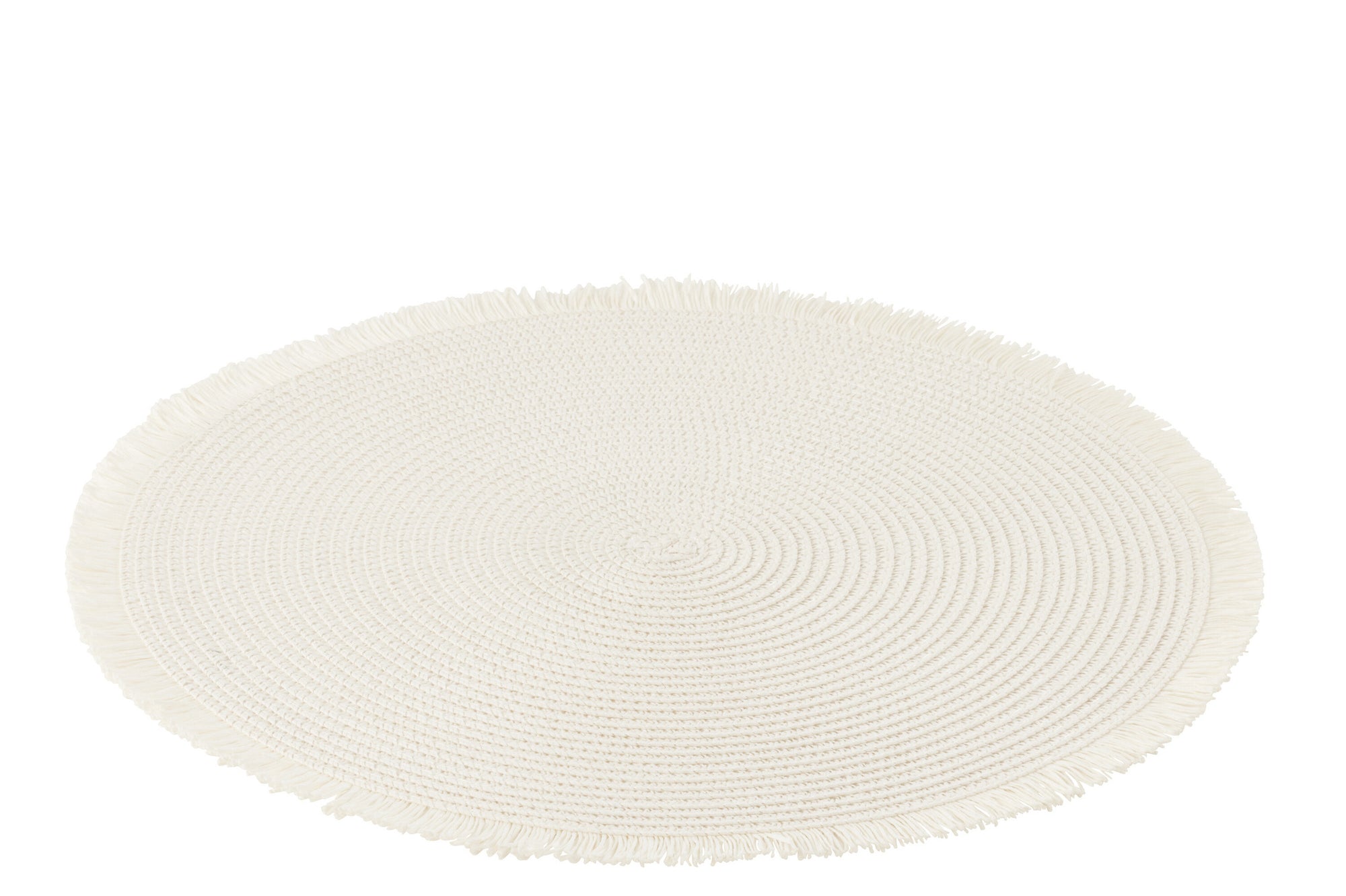 Placemat Ronde Papier Wit