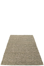 Geweven polyester tapijt Ecru/Olijf