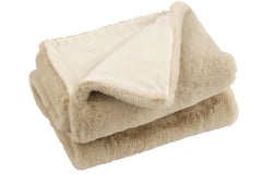 J-LINE PLAID CUTIE POLYESTER BEIGE