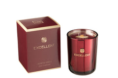  J-Line Geurkaars Excellent Rose Champagne Wine Red Small - 50H