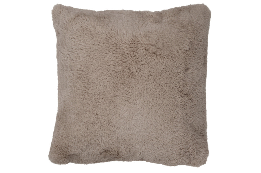 J-LINE KUSSEN CUTIE – POLYESTER/ACRYL – MUIZENGRIJS – 45 CM