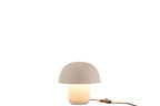Tafellamp ijzer grijsbeige klein