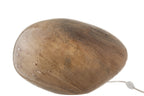 Dany ovale glazen lamp bruin