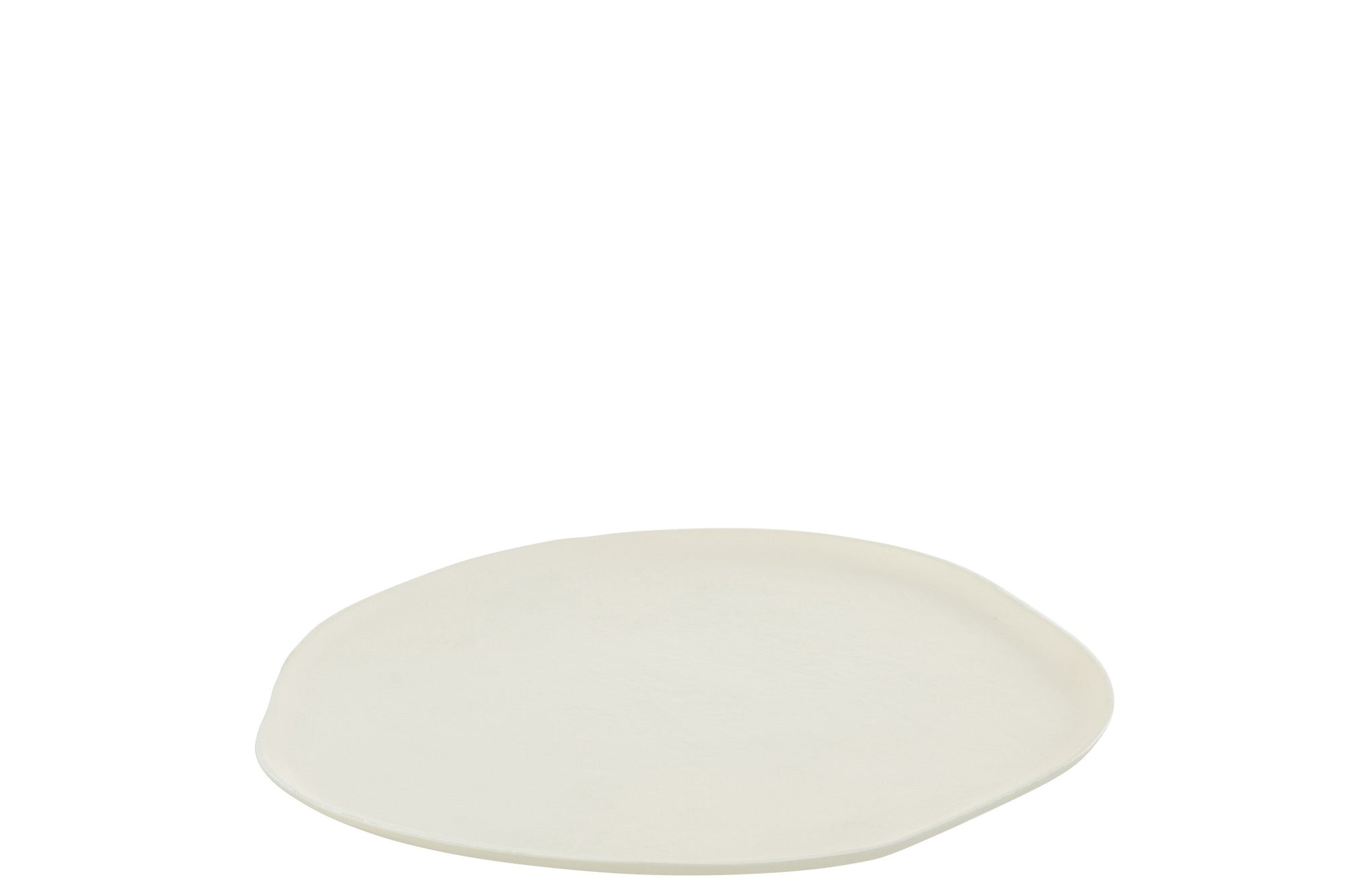 Lade Ronde Aluminium Wit Klein