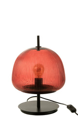 Tafellamp Oasis glas rood klein