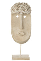 Gezichtsstandaard Etnische Steen/Hars Beige Groot