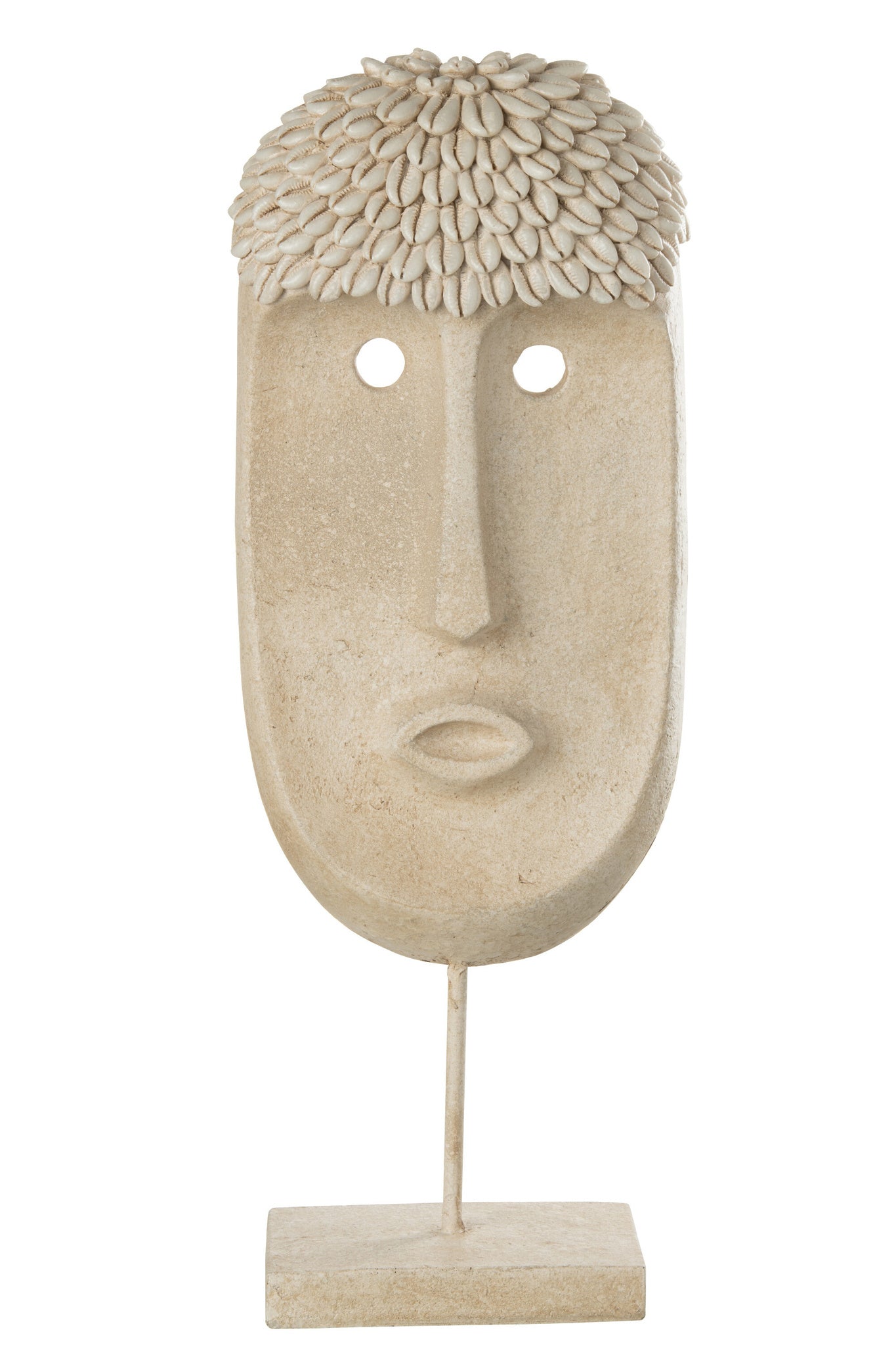 Gezichtsstandaard Etnische Steen/Hars Beige Groot