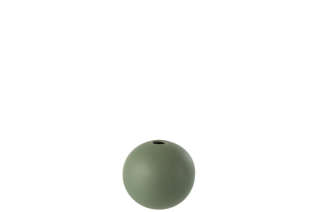 J-LINE VAAS BAL – KERAMIEK GROEN – SMALL