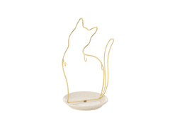 Kattenbak Porselein/Metaal Groot