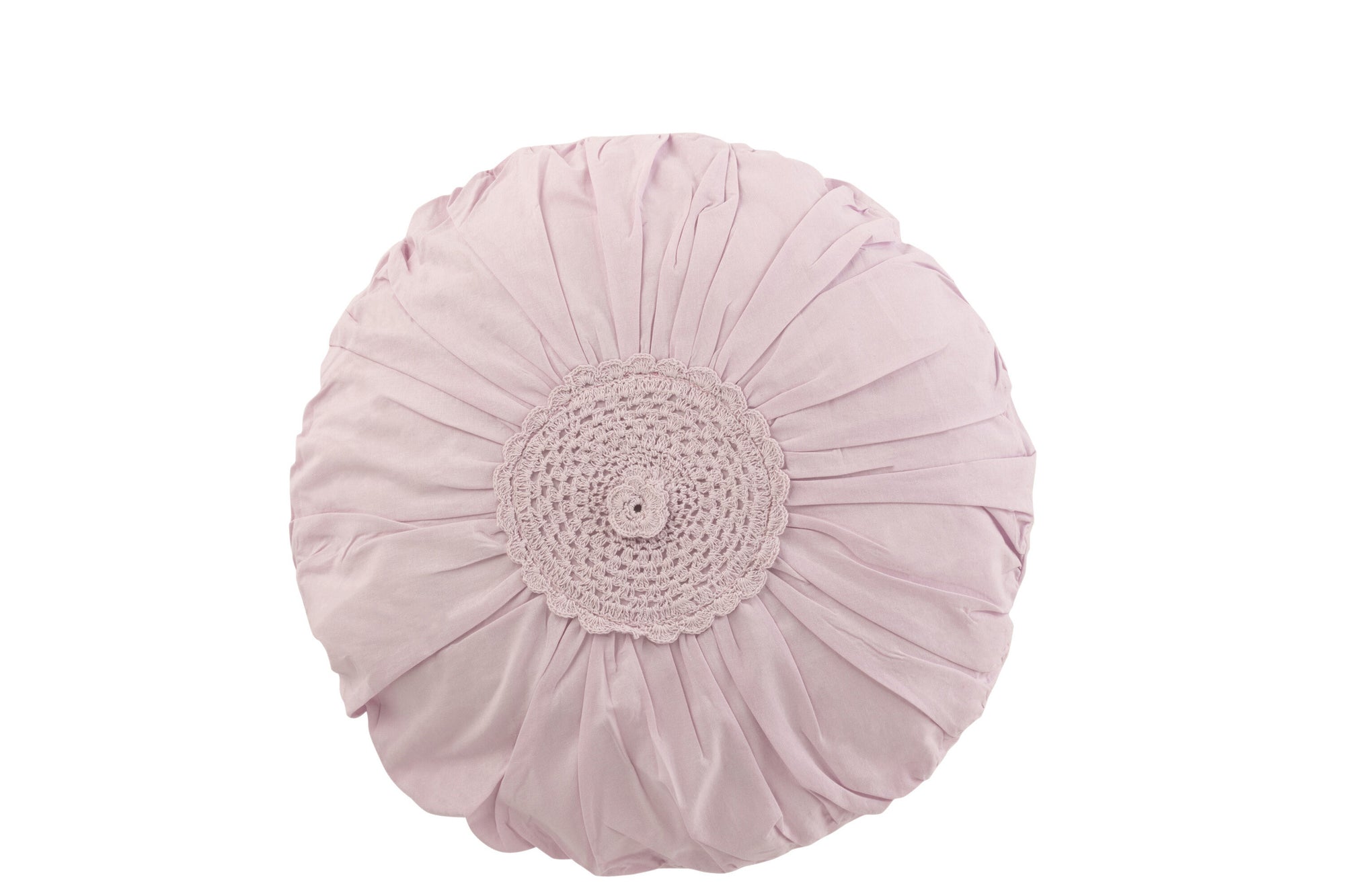 Kussen Ronde Kant Katoen Violet
