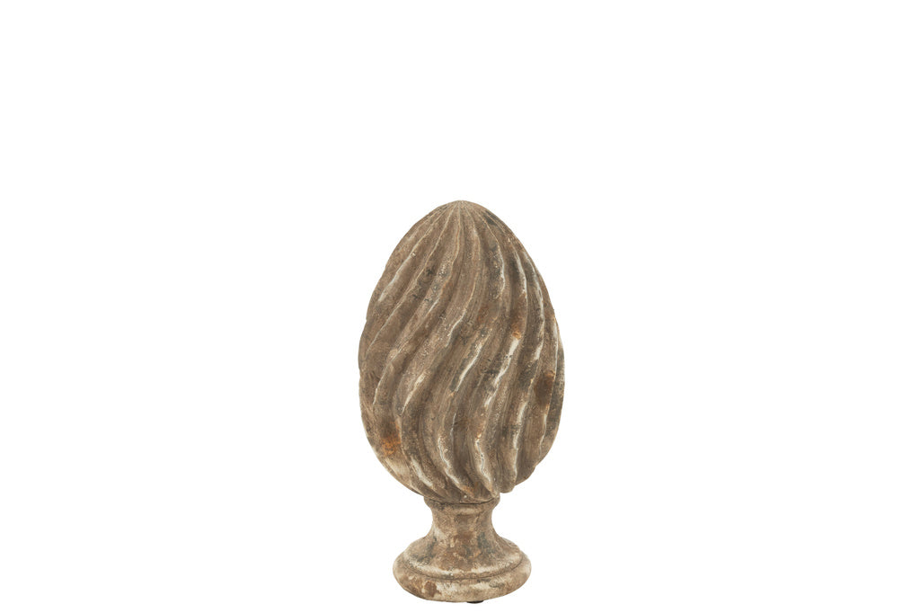 J-Line Decorative Antique Abstract Pineapple Polyresin