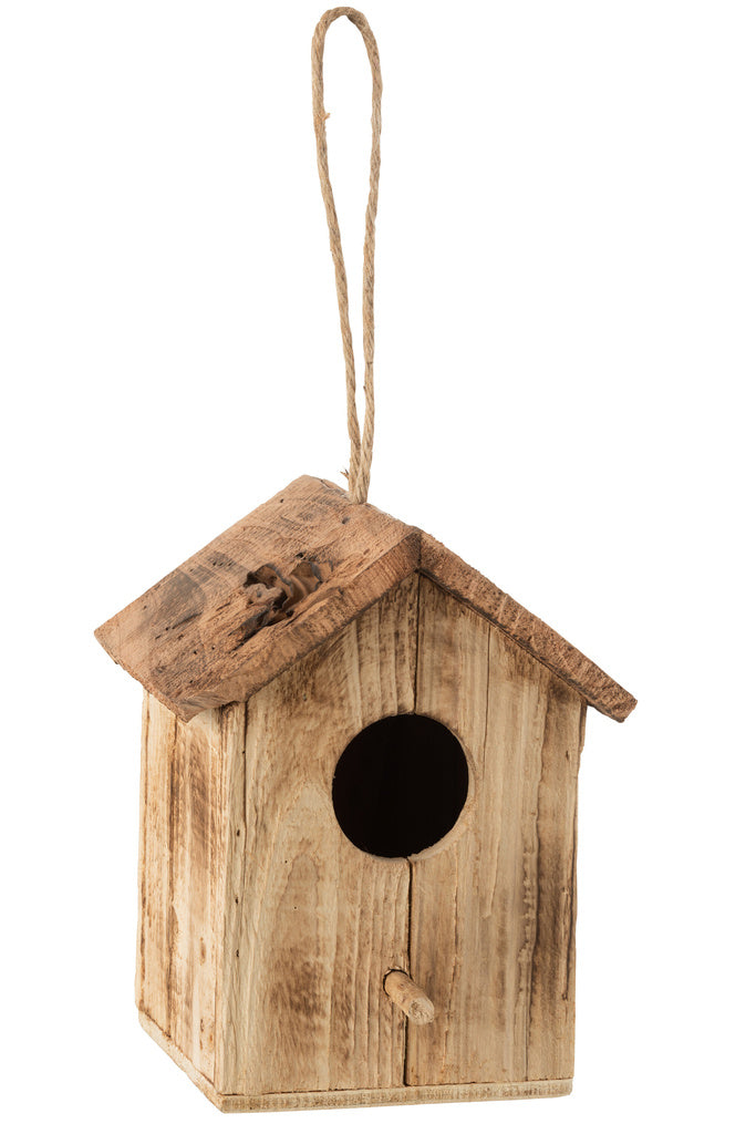 J-LINE VOGELHUISJE BASIS – HOUT BEIGE