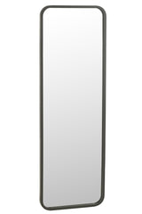 J-LINE SPIEGEL RECHTHOEKIG – MAT ZWART 120×40 CM