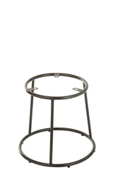 Frame lage kruk metaal zwart