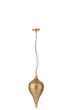 J-LINE HANGLAMP DROP METAAL GOUD SMALL