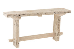 Console Brut Gerecycled Hout White Wash