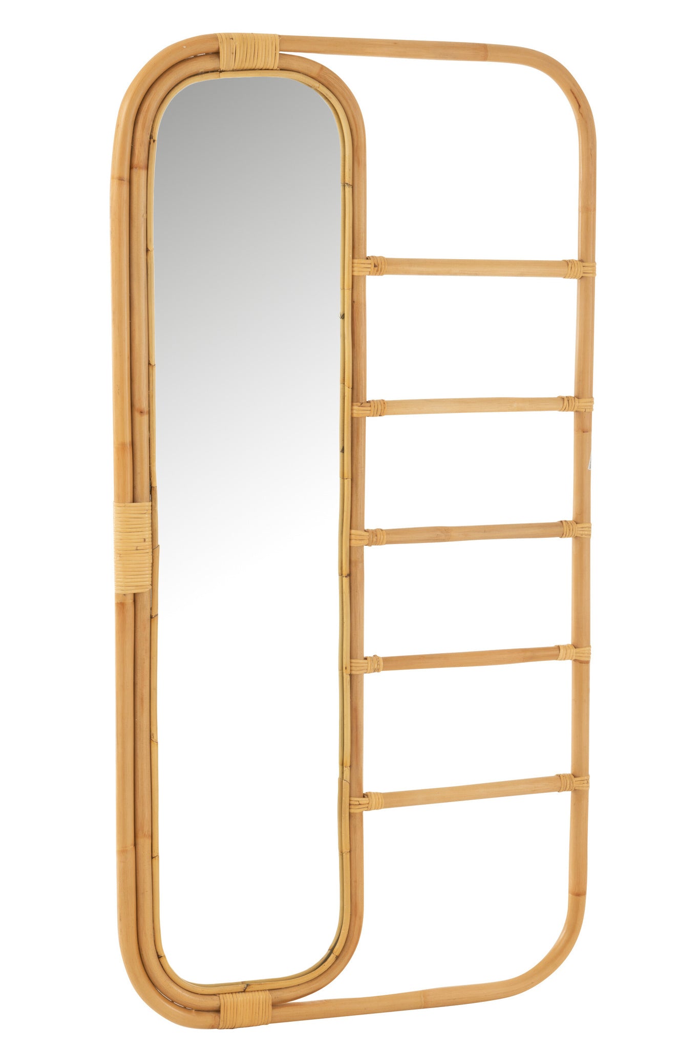 Spiegelladder Rotan Naturel