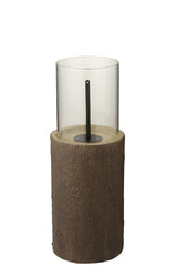 Vuurkorf Ronde Koffer Magnesium Bruin Klein