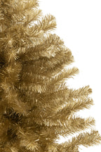 J-LINE KERSTBOOM KUNSTMATIG PVC GOUDKLEURIG KLEIN