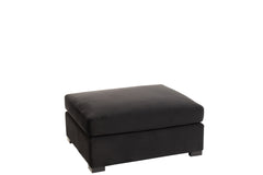 Ottoman fluweel zwart