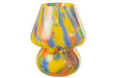 Tafellamp Rainb glasmix groot