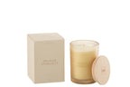J-Line  Scented Candle Accords Essentiels Oranger Ensoleillé-38H