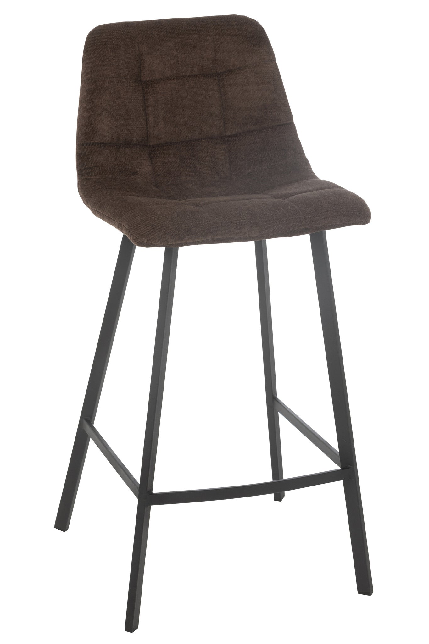 Barstoel Kent Metaal/Polyester Bruin