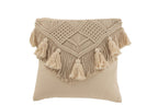 J-LINE KUSSEN GEZELLIG KATOEN BEIGE KLEIN