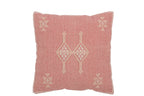J-LINE KUSSEN DIAMANTEN + PIJLEN – KATOEN/POLYESTER – PERZIKROZE – 45 CM