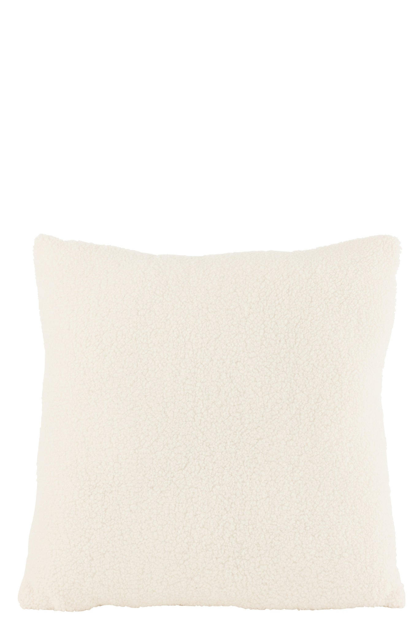 Kussen Teddy Bouclé Wit