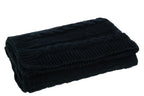 J-LINE PLAID TWIST POLYESTER ZWART