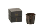 J-Line Scented Candle Noa Woody Aurora Brown Small - 35H