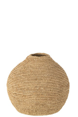 J-LINE VAZE ROND GRAS NATUREL
