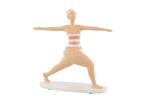 J-LINE WOMAN YOGA STRETCH – POLYRESIN ORANJE FIGUUR 30 CM