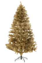 J-LINE KERSTBOOM KUNSTMATIG PVC GOUDKLEURIG GROOT