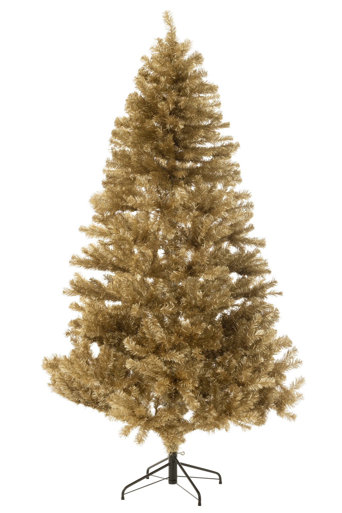 J-LINE KERSTBOOM KUNSTMATIG PVC GOUDKLEURIG GROOT