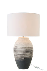 Tafellamp Rolph Keramiek Zwart/Beige