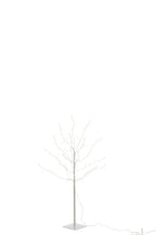 J-LINE BOOM BARE+LED METAAL WIT MIDDEL