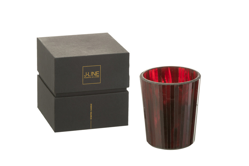 J-LINE GEURKAARS NOA RUBY RED – ROOD MEDIUM 55H